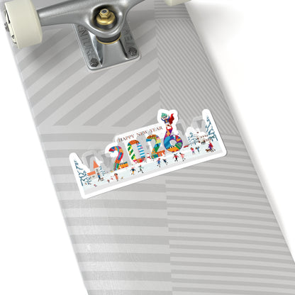 Kiss-Cut Stickers - Happy 2026 - [[{"value":"Wonderwear Kid"}]]