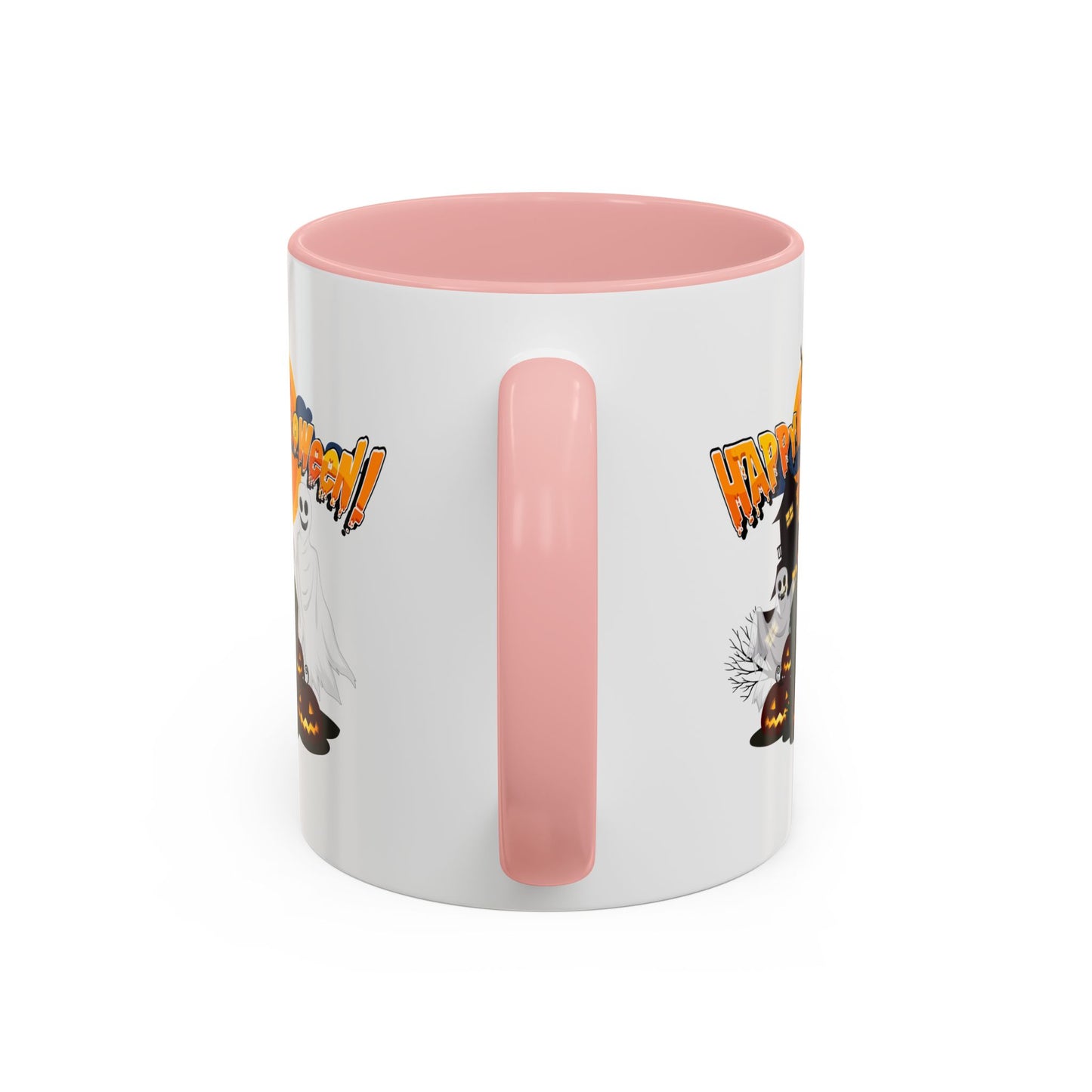 Accent Coffee Mug - Happy holloween - cemetery