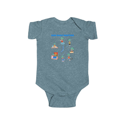 Infant Bodysuit - Super kiddo daily routine - [[{"value":"Wonderwear Kid"}]]