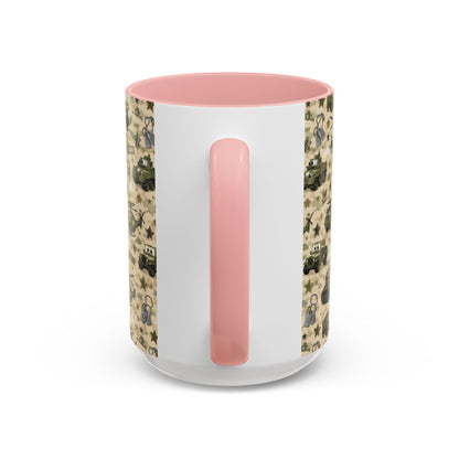 Accent Coffee Mug  (11/15 oz) - Military Kids