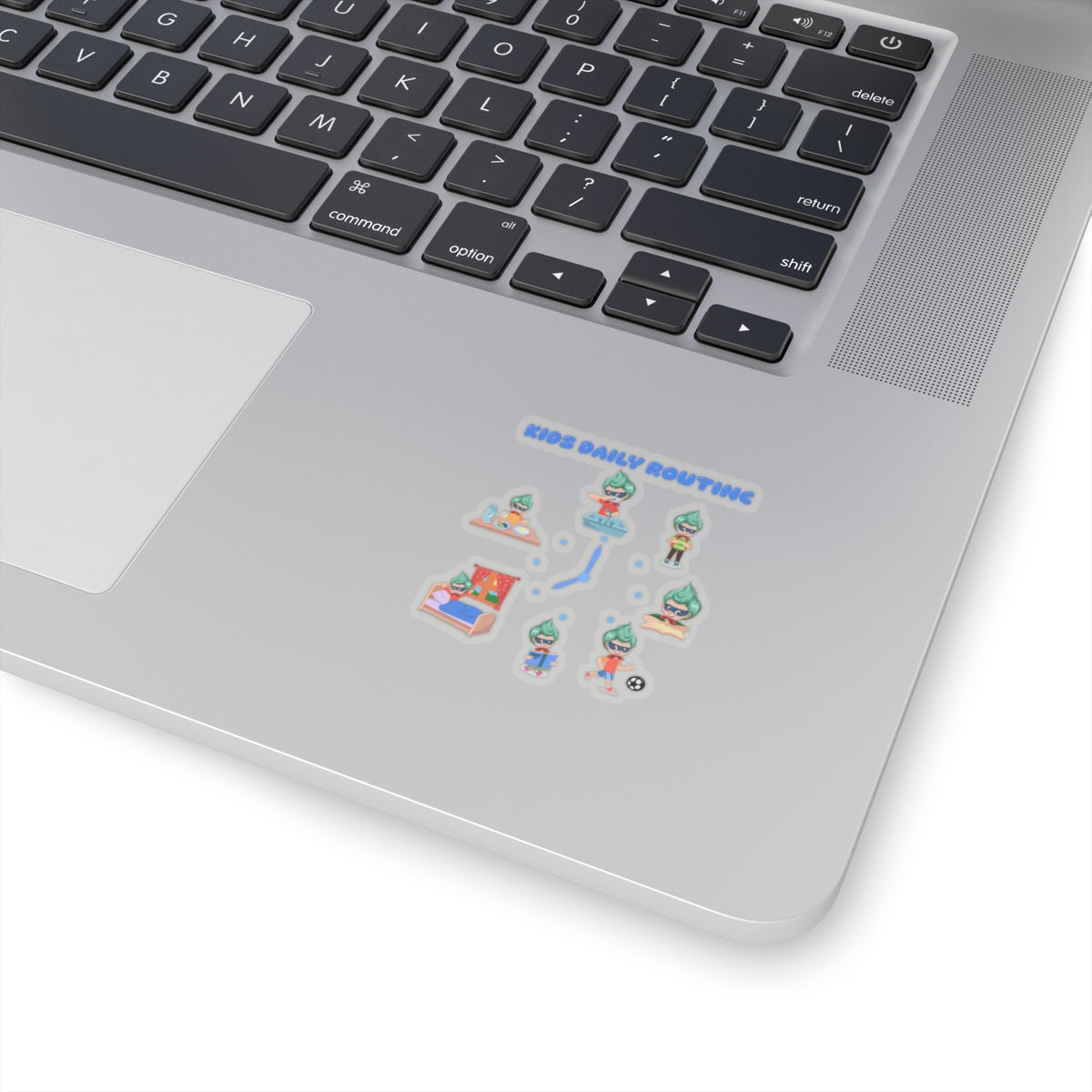 Kiss-Cut Stickers - Super kiddo daily routine - [[{"value":"Wonderwear Kid"}]]