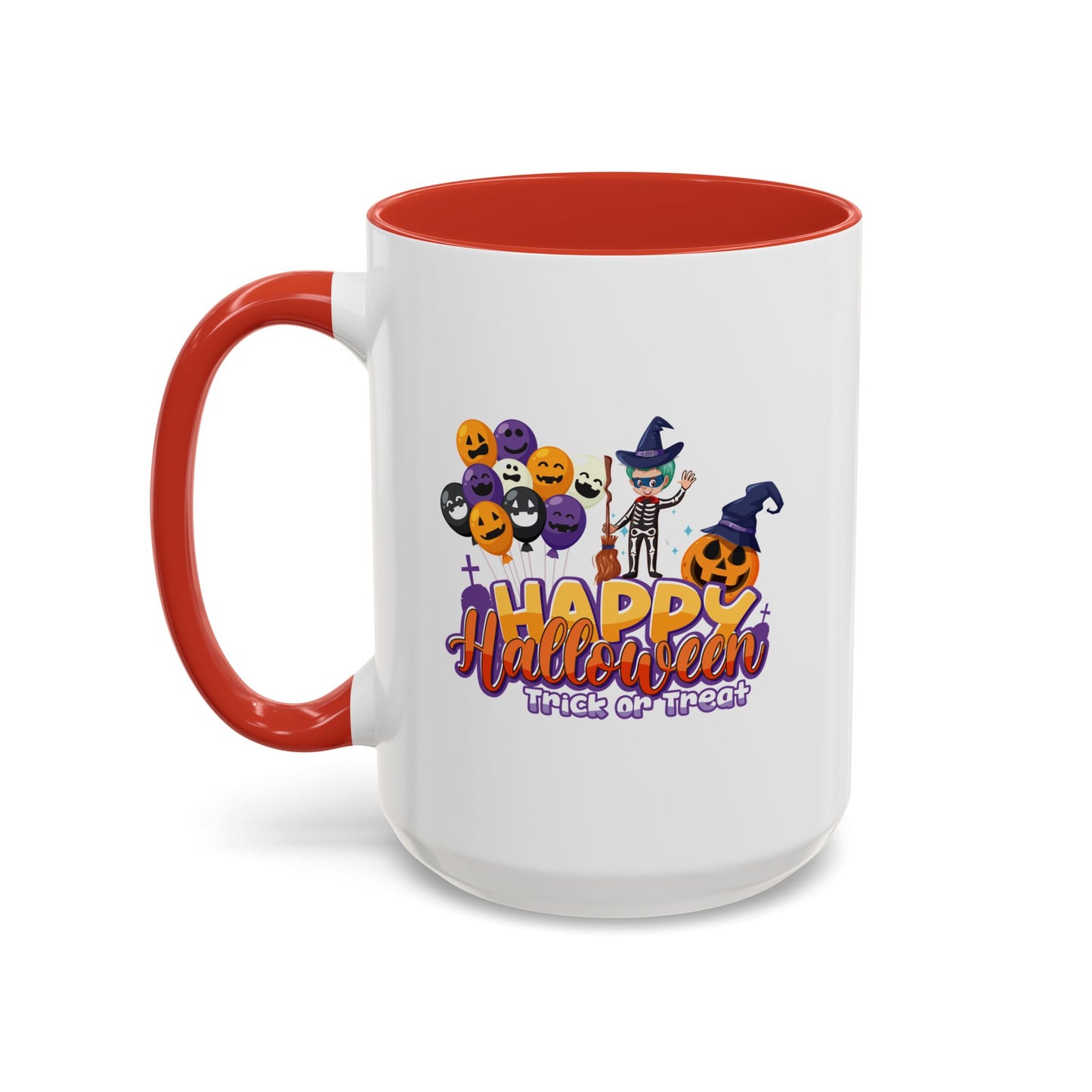 Accent Coffee Mug - Happy halloween trick or treat