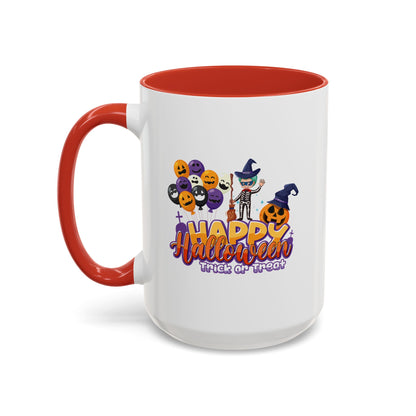 Accent Coffee Mug - Happy halloween trick or treat - [[{"value":"Wonderwear Kid"}]]