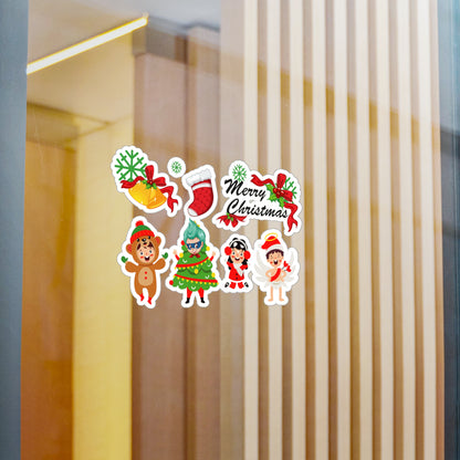 Christmas Kiss-Cut Vinyl Decals – Merry christmas from super kid - [[{"value":"Wonderwear Kid"}]]