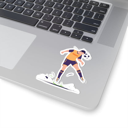 Kiss-Cut Stickers - Man in game Printify