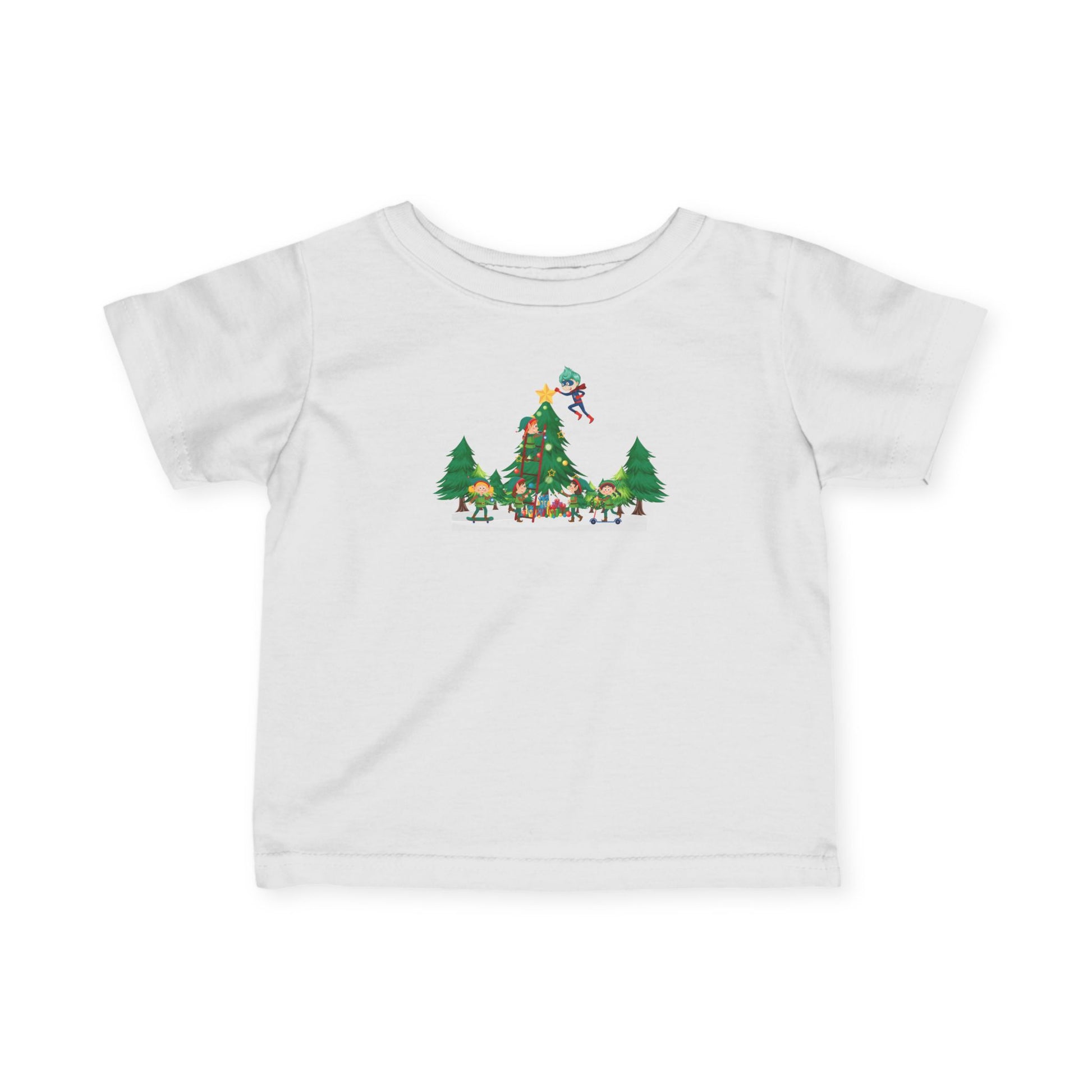Infant Fine Jersey Tee - Super kiddo putting the stars - [[{"value":"Wonderwear Kid"}]]
