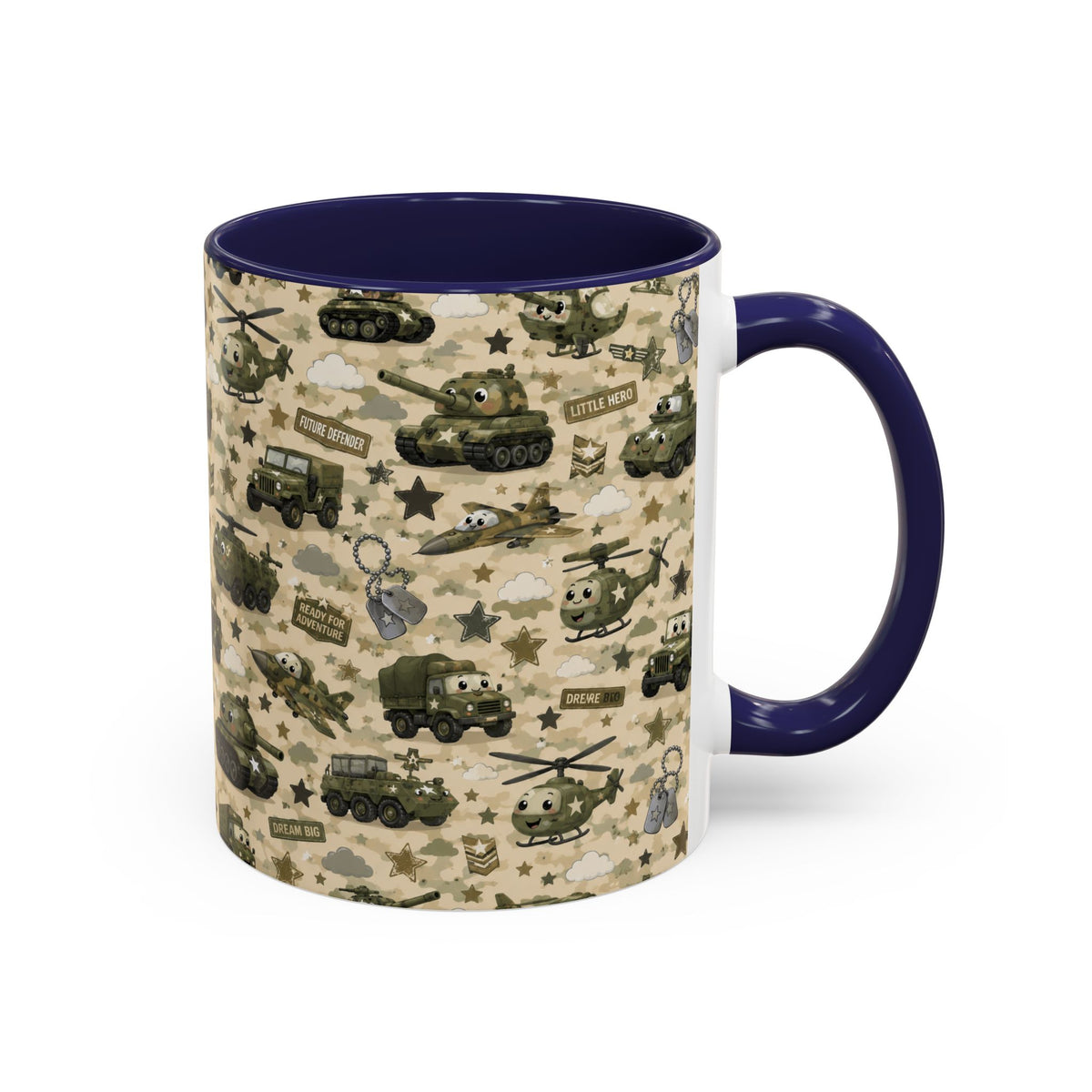 Accent Coffee Mug  (11/15 oz) - Military Kids
