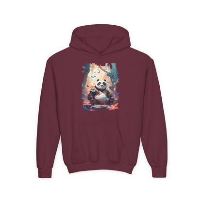 Youth Heavy Blend Hooded Sweatshirt - Kung fu Panda Printify