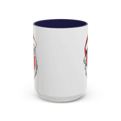 Accent Coffee Mug - Santa Super kiddo - [[{"value":"Wonderwear Kid"}]]