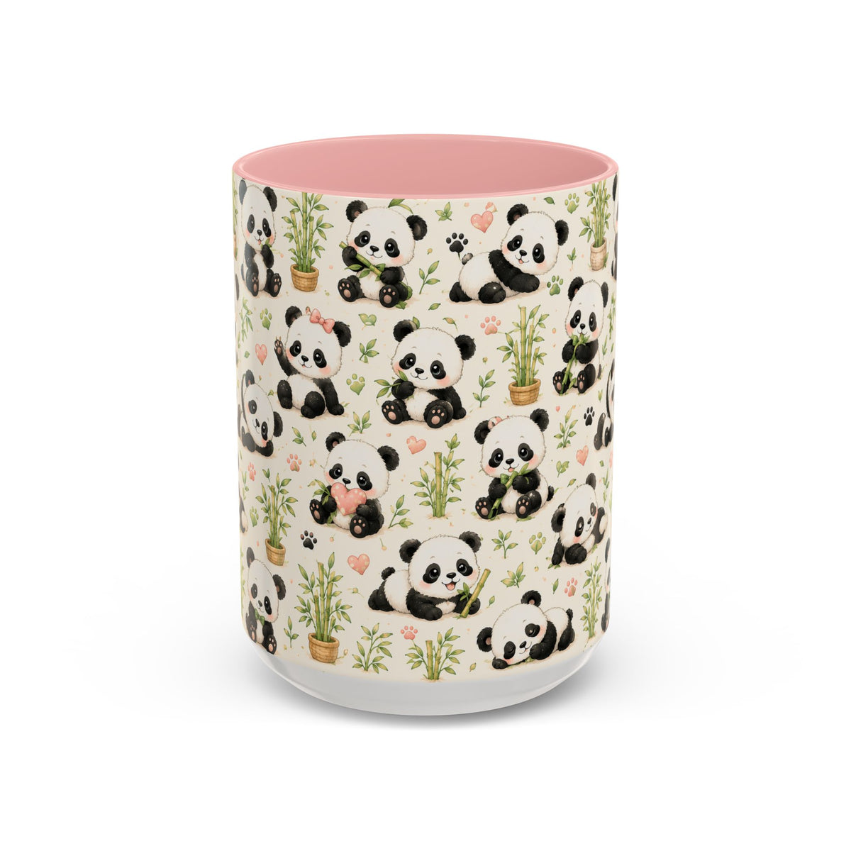 Accent Coffee Mug  (11/15 oz) - baby pandas