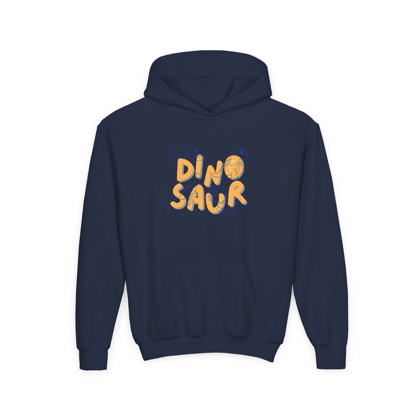 Youth Heavy Blend Hooded Sweatshirt -  Dino-saur