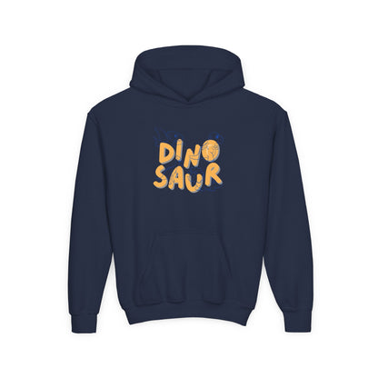 Youth Heavy Blend Hooded Sweatshirt -  Dino-saur Printify