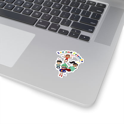 Kiss-Cut Stickers - Leo & Friends - Learning and growing - [[{"value":"Wonderwear Kid"}]]