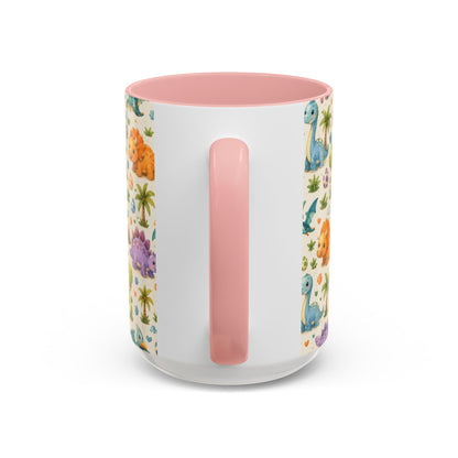 Accent Coffee Mug  (11/15 oz) - Baby Dinosaurs Nursery