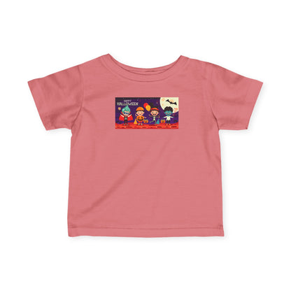 Infant Fine Jersey Tee - Super kiddo with friends on holloween - [[{"value":"Wonderwear Kid"}]]