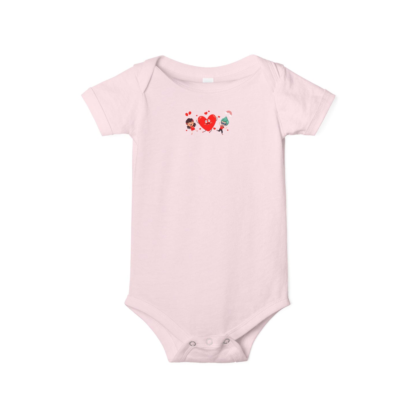 Infant Jersey One Piece - Valentines - Super kiddo and girl friend - [[{"value":"Wonderwear Kid"}]]