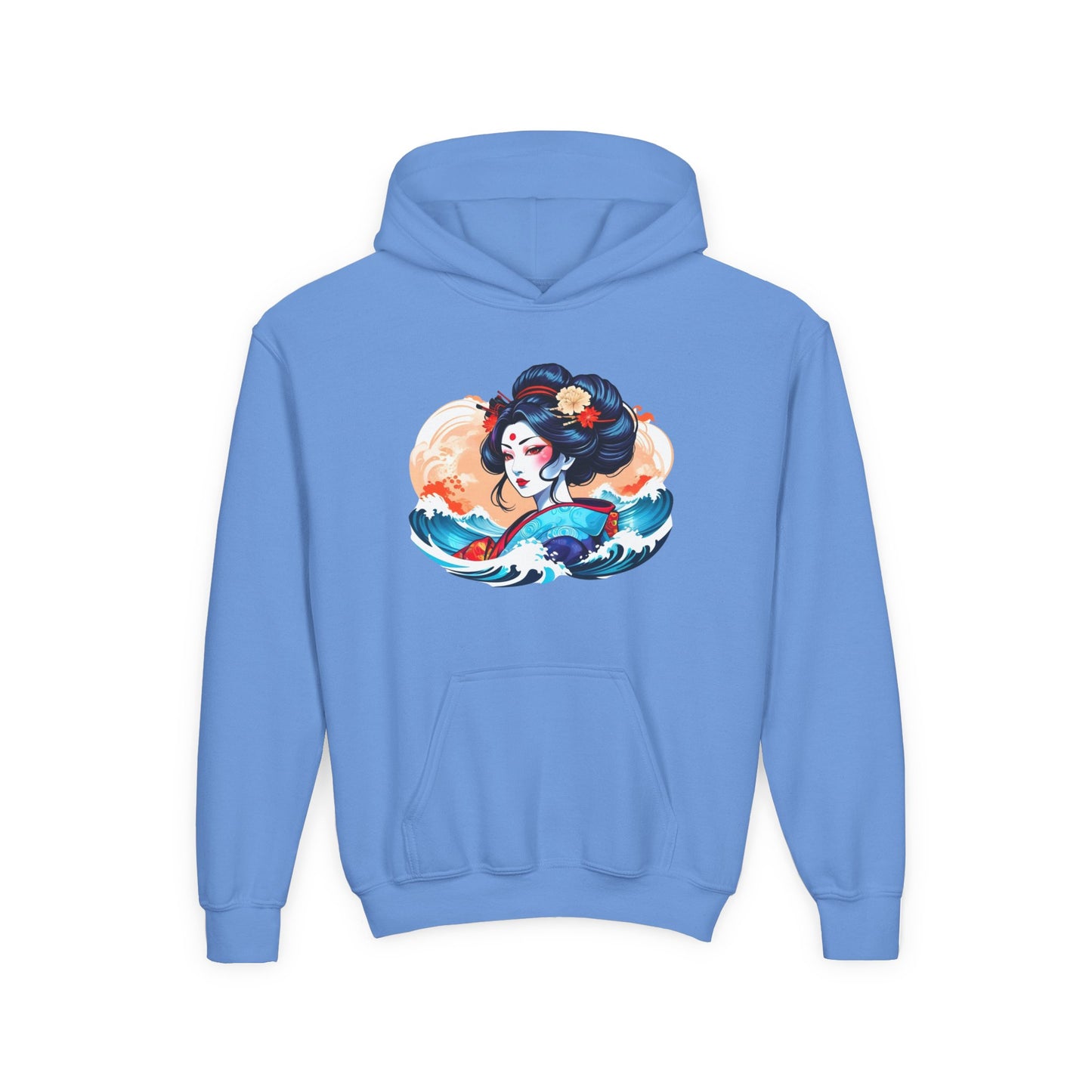 Youth Heavy Blend Hooded Sweatshirt - Japanese Beauty