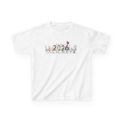 Kids Heavy Cotton™ Tee - Happy 2026 - [[{"value":"Wonderwear Kid"}]]