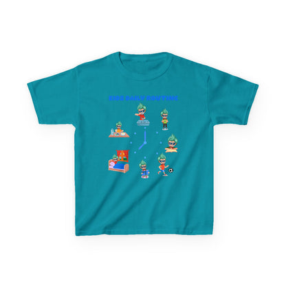 Kids Heavy Cotton™ Tee - Super kiddo daily routine - [[{"value":"Wonderwear Kid"}]]