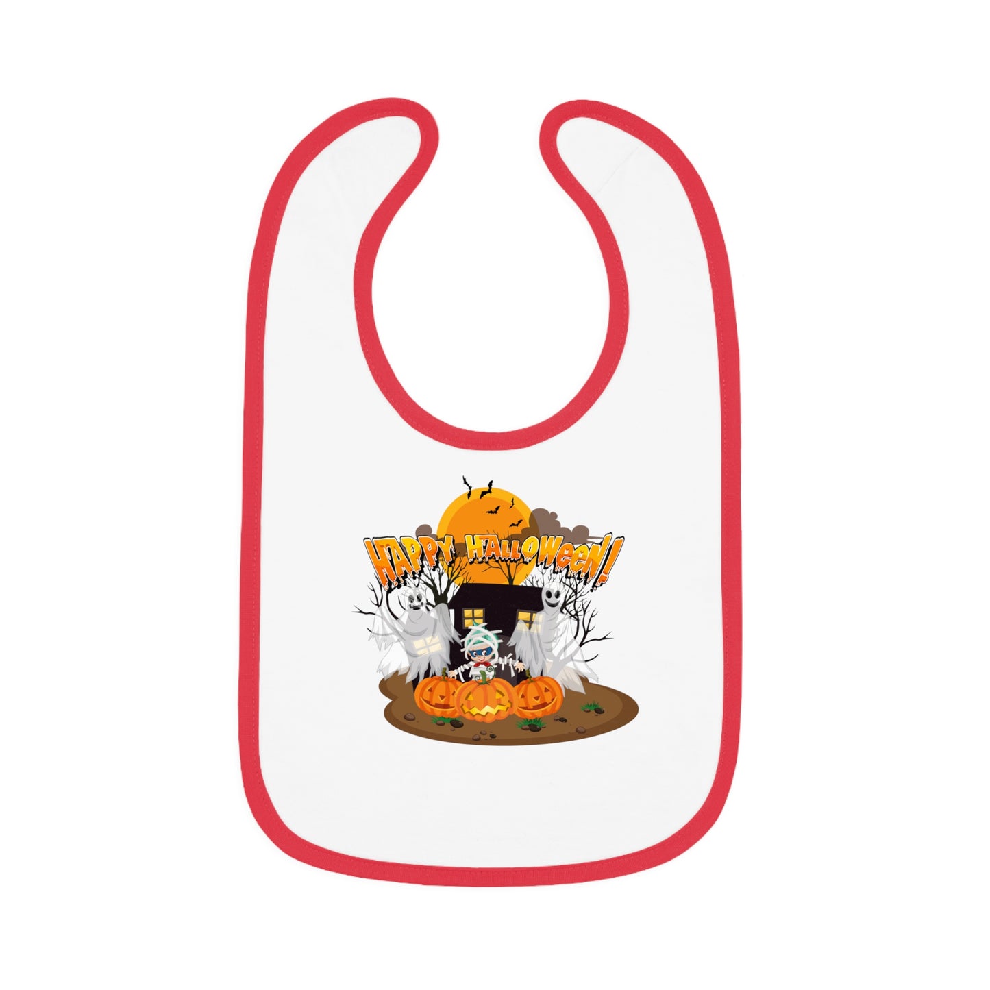 Baby Bib - Super kiddo with ghost