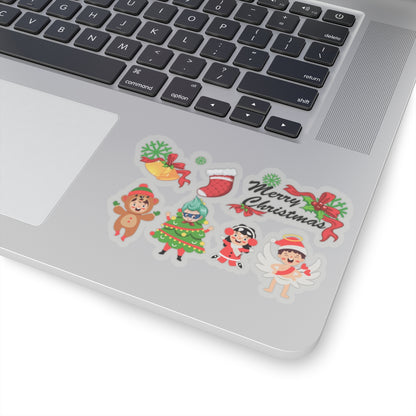 Kiss-Cut Stickers - Merry christmas from super kid - [[{"value":"Wonderwear Kid"}]]