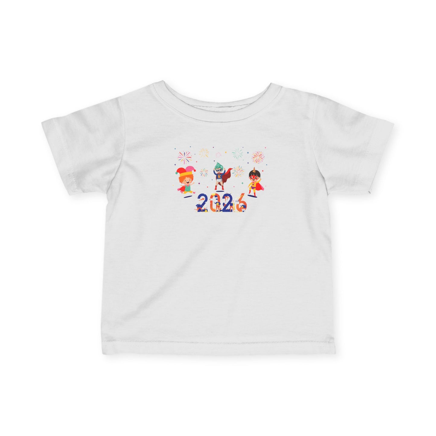 Infant Fine Jersey Tee - Super kiddo and other hero - [[{"value":"Wonderwear Kid"}]]