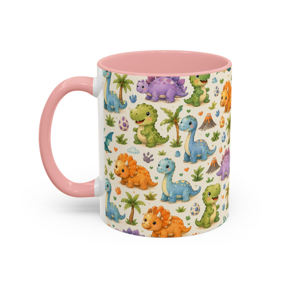 Accent Coffee Mug  (11/15 oz) - Baby Dinosaurs Nursery