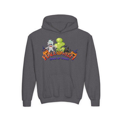 Youth Heavy Blend Hooded Sweatshirt - Trick or Treat - [[{"value":"Wonderwear Kid"}]]