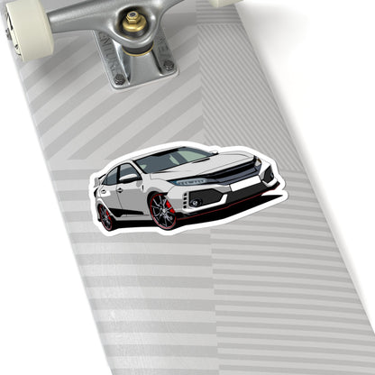 Kiss-Cut Vinyl Decals - Sedan car Printify