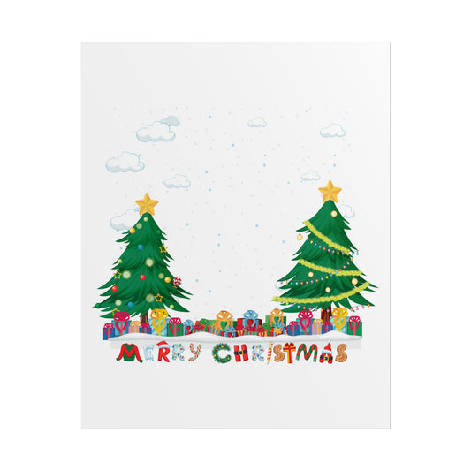 Rolled Posters - Christmas and snowing - [[{"value":"Wonderwear Kid"}]]