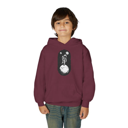 Youth Heavy Blend Hooded Sweatshirt - Cosmic Adventure Printify