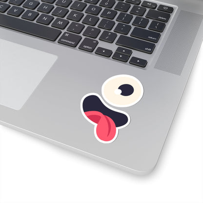 Kiss-Cut Vinyl Decals - Monsters Eyes and tounge Printify