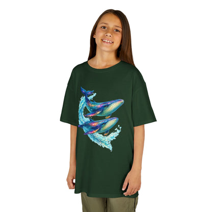 Kids Heavy Cotton™ Tee - vibrant whales