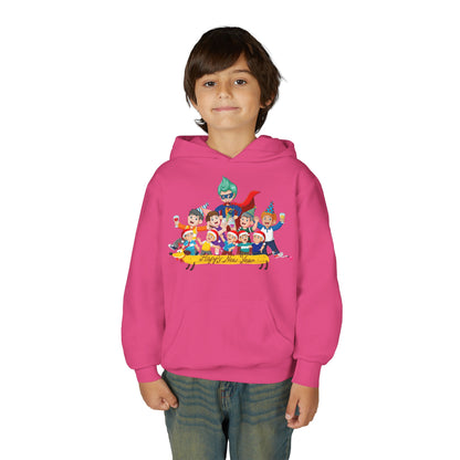 Youth Heavy Blend Hooded Sweatshirt - Happy new year with friends - [[{"value":"Wonderwear Kid"}]]