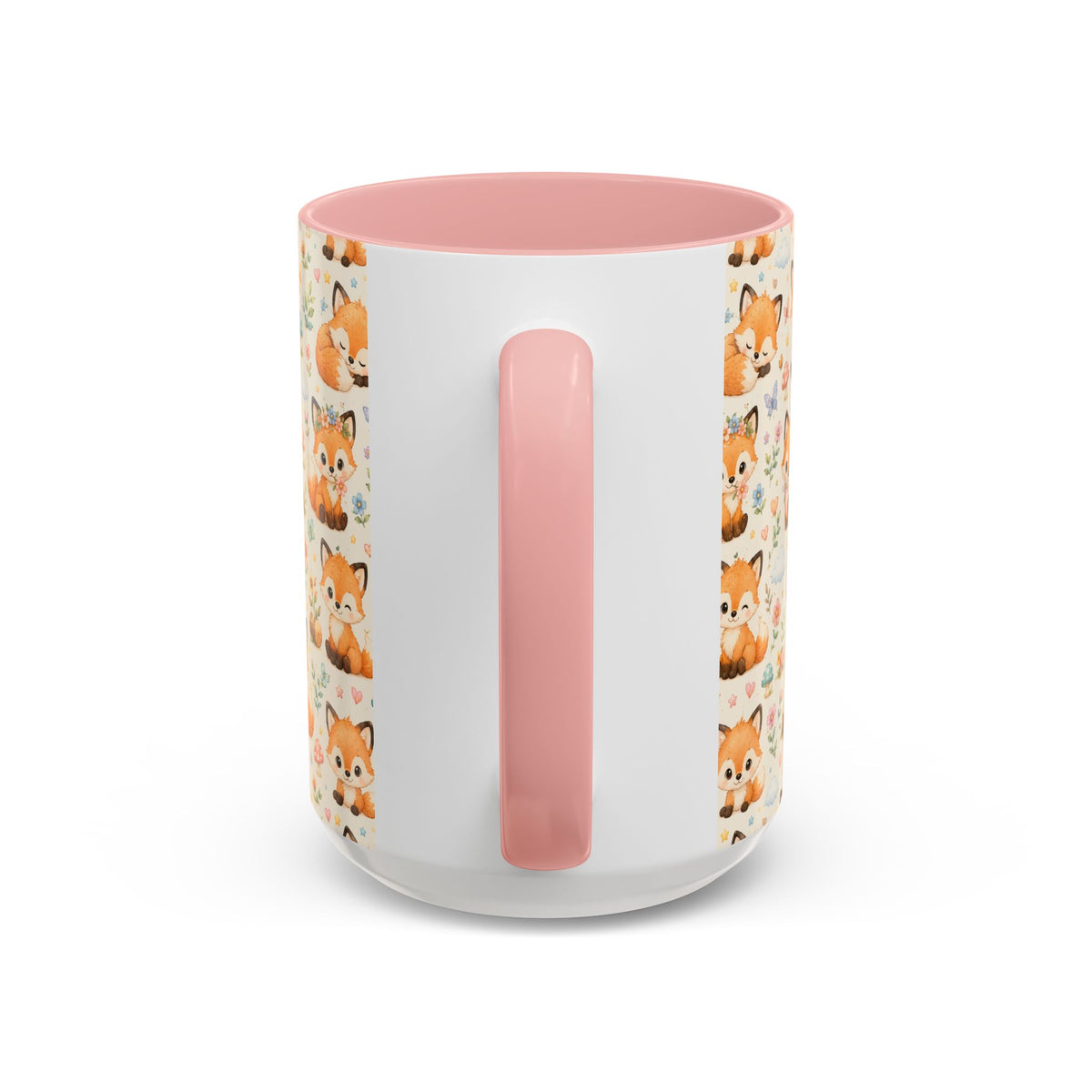 Accent Coffee Mug  (11/15 oz) - Baby foxes