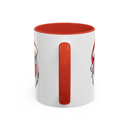 Accent Coffee Mug - Santa Super kiddo - [[{"value":"Wonderwear Kid"}]]