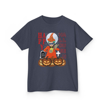 Kids Heavy Cotton™ Tee - Holloween design by super kiddo Printify