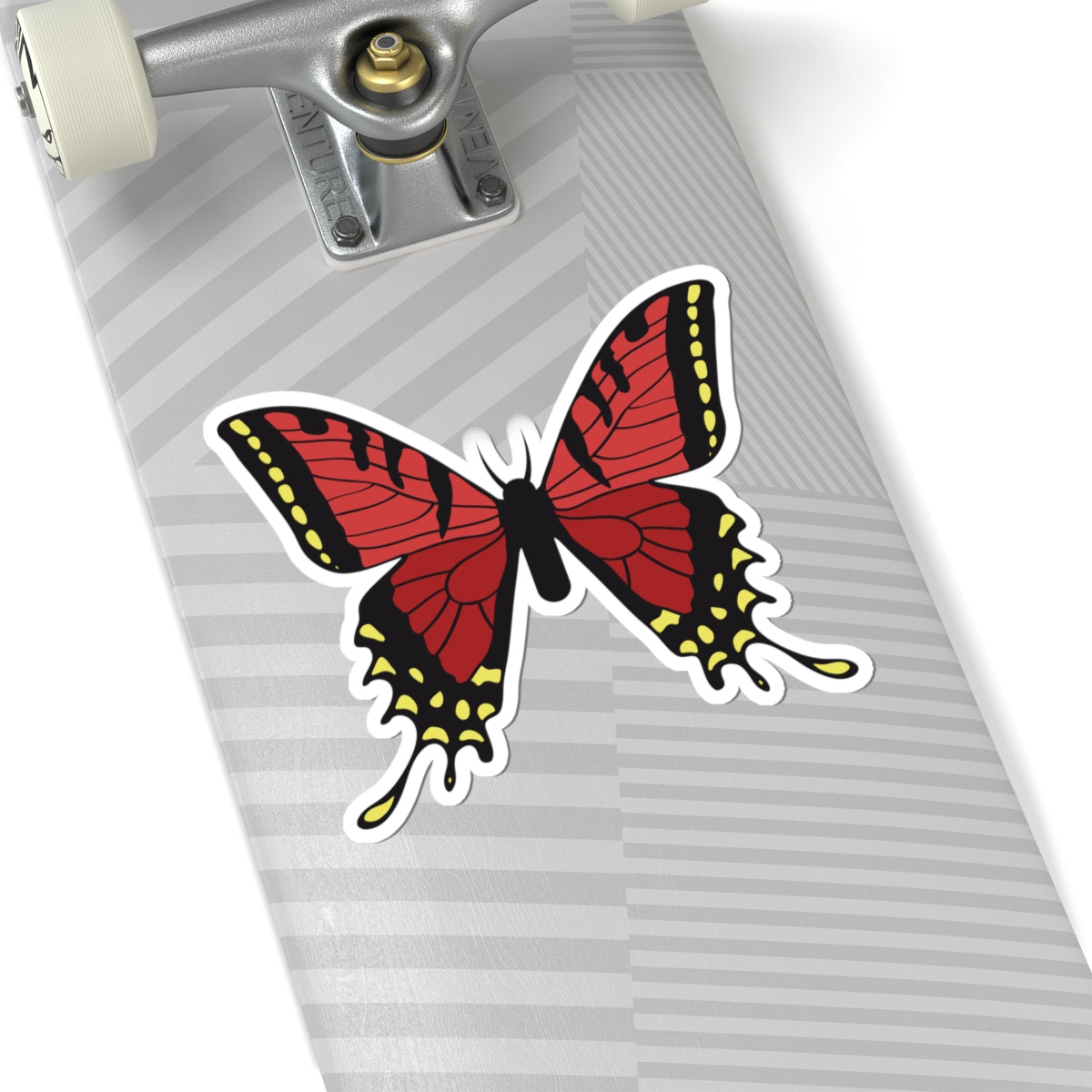 Kiss-Cut Stickers - Red butterfly