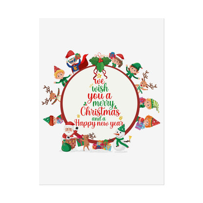 Rolled Posters - We wish you a merry christmas - [[{"value":"Wonderwear Kid"}]]
