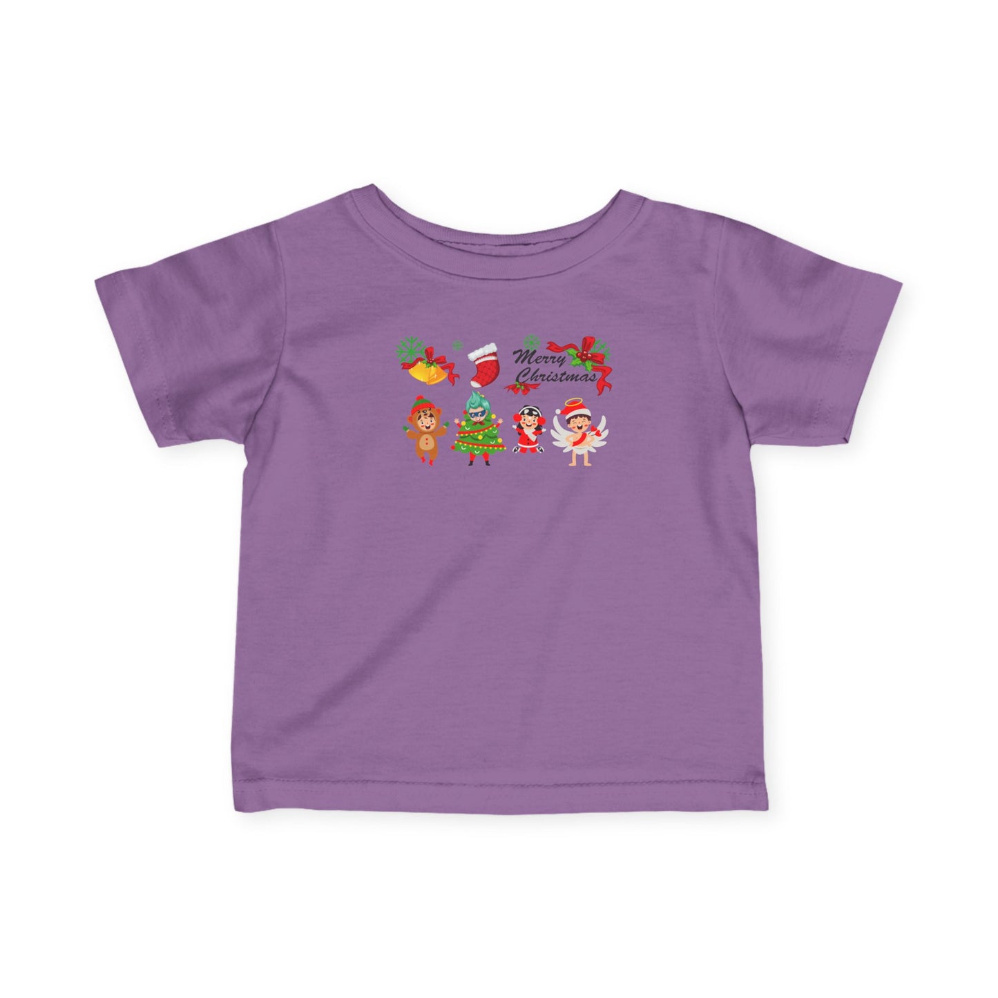 Infant Fine Jersey Tee - Merry christmas from super kid - [[{"value":"Wonderwear Kid"}]]