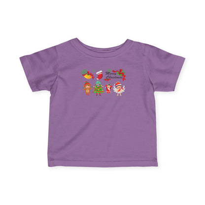 Infant Fine Jersey Tee - Merry christmas from super kid - [[{"value":"Wonderwear Kid"}]]