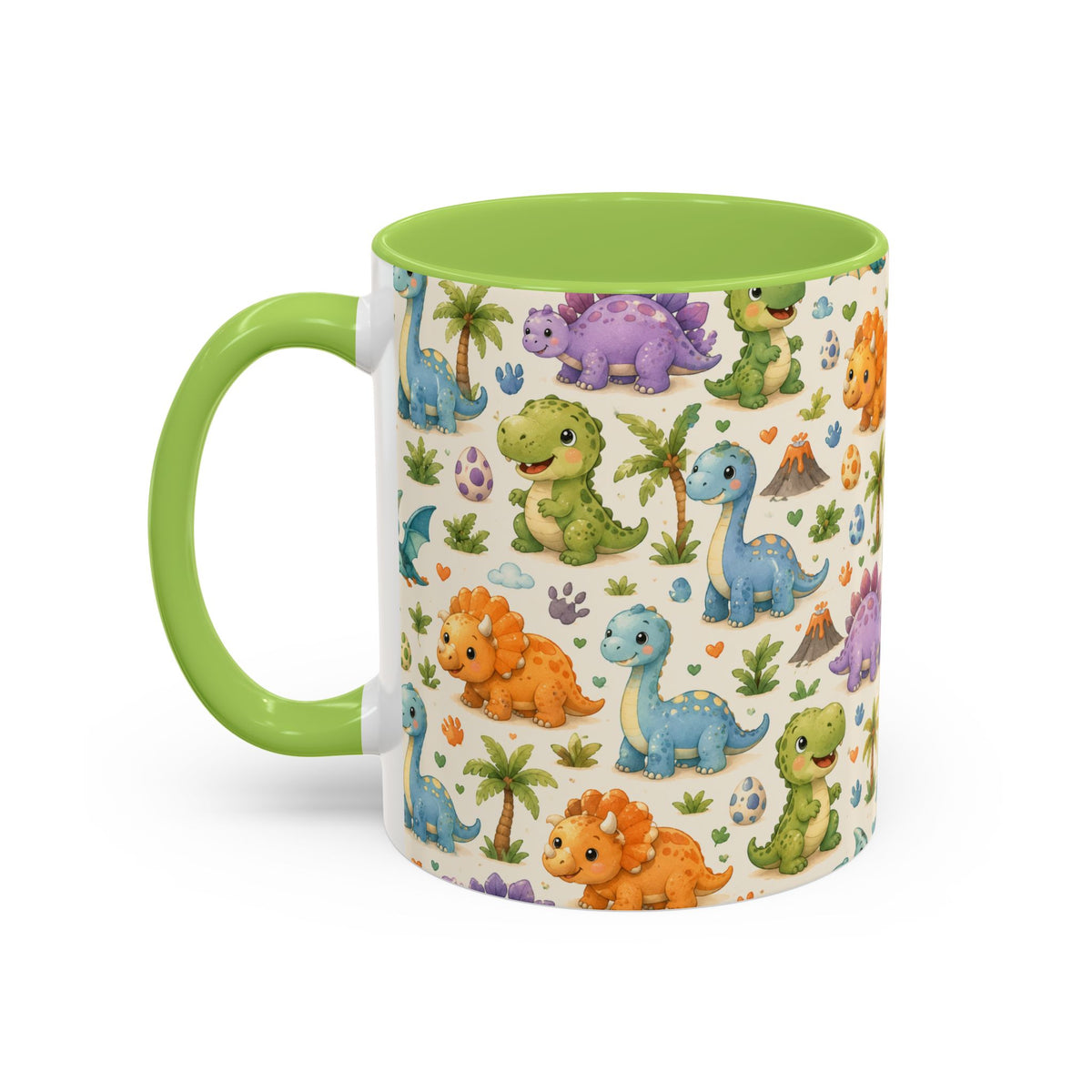 Accent Coffee Mug  (11/15 oz) - Baby Dinosaurs Nursery