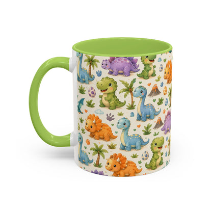 Accent Coffee Mug  (11/15 oz) - Baby Dinosaurs Nursery