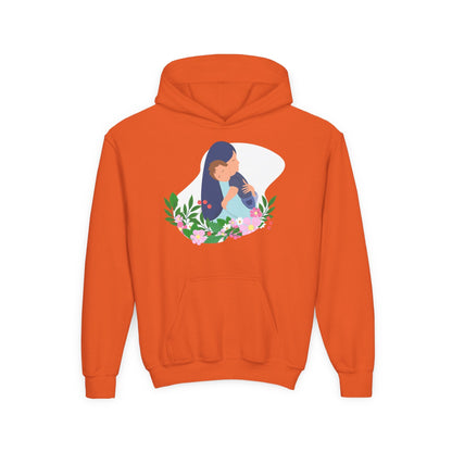 Youth Heavy Blend Hooded Sweatshirt - Mothers love Printify