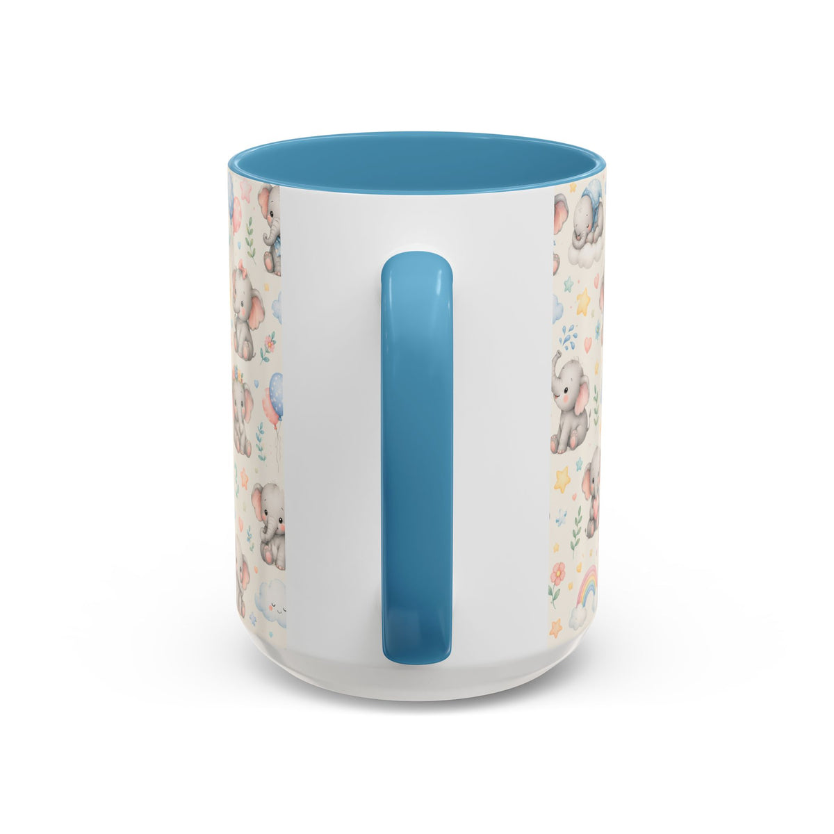 Accent Coffee Mug  (11/15 oz) - Baby Elephant Nursery