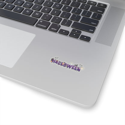 Kiss-Cut Stickers - Holloween word Printify