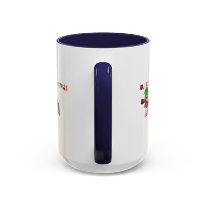 Accent Coffee Mug - Super kiddo woith pet friends - [[{"value":"Wonderwear Kid"}]]