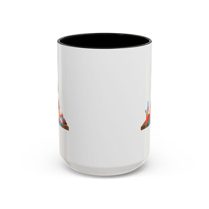 Accent Coffee Mug - Super kiddo studying - [[{"value":"Wonderwear Kid"}]]