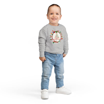 Toddler Sweatshirt - We Wish You a Merry Christmas - [[{"value":"Wonderwear Kid"}]]