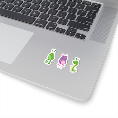 Kiss-Cut Vinyl Decals - Baby monsters Printify